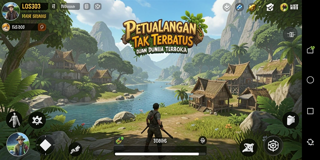 Tampilan gameplay Open World yang menakjubkan dari LOS303.