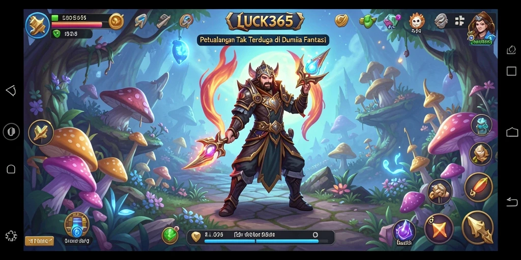 Tangkapan layar gameplay LUCK365 yang penuh aksi dan eksplorasi.